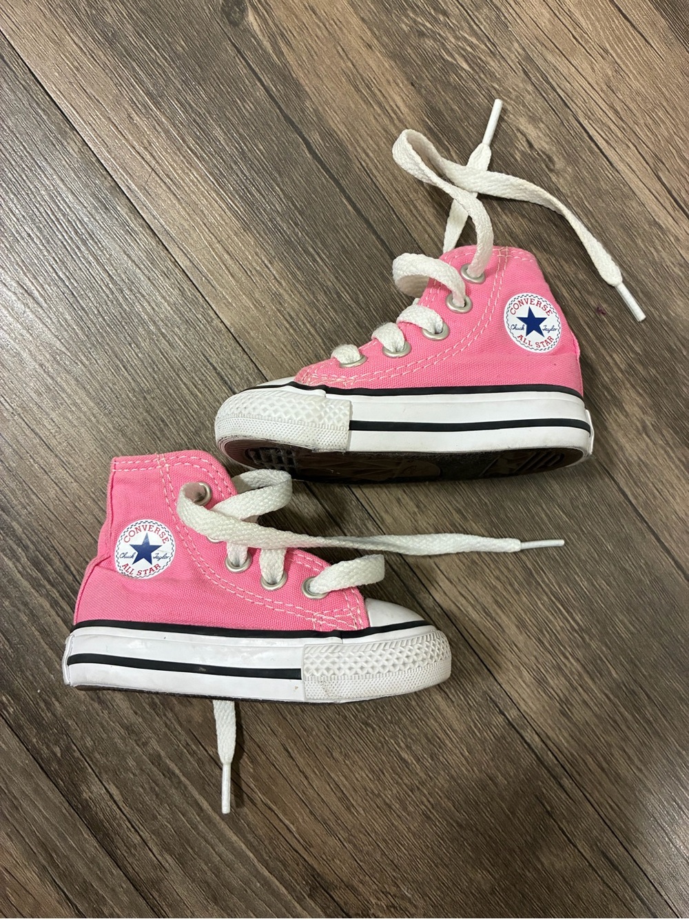 Baby Converse Pink High Tops